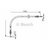 Трос стояночной тормозной системы BOSCH 1 987 477 186