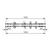 Трос стояночной тормозной системы BOSCH 1 987 482 054