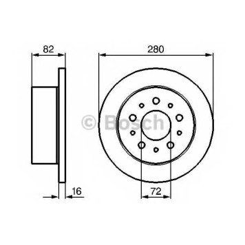 Тормозной диск BOSCH 0 986 479 065