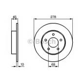 Тормозной диск BOSCH 0 986 479 067
