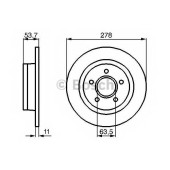 Тормозной диск BOSCH 0 986 479 070