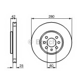 Тормозной диск BOSCH 0 986 479 077