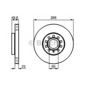 Тормозной диск BOSCH 0 986 479 088