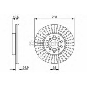 Тормозной диск BOSCH 0 986 479 939