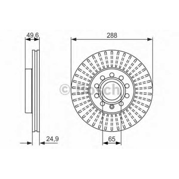 Тормозной диск BOSCH 0 986 479 939