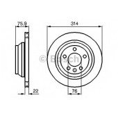 Тормозной диск BOSCH 0 986 479 094