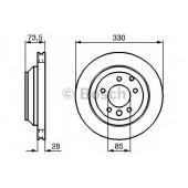 Тормозной диск BOSCH 0 986 479 095