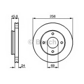 Тормозной диск BOSCH 0 986 479 187