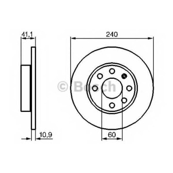 Тормозной диск BOSCH 0 986 479 189