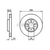 Тормозной диск BOSCH 0 986 479 210