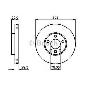 Тормозной диск BOSCH 0 986 479 211