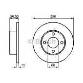 Тормозной диск BOSCH 0 986 478 130