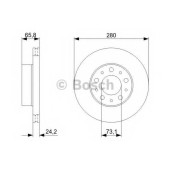 Тормозной диск BOSCH 0 986 479 297