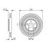 Тормозной диск BOSCH 0 986 479 334