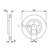 Тормозной диск BOSCH 0 986 479 358