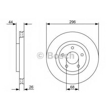 Тормозной диск BOSCH 0 986 479 358