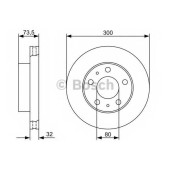 Тормозной диск BOSCH 0 986 479 315