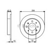 Тормозной диск BOSCH 0 986 479 462