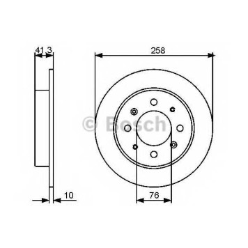 Тормозной диск BOSCH 0 986 479 462