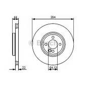 Тормозной диск BOSCH 0 986 479 438