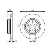 Тормозной диск BOSCH 0 986 479 439