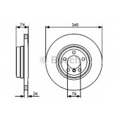 Тормозной диск BOSCH 0 986 479 440