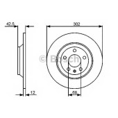 Тормозной диск BOSCH 0 986 479 458