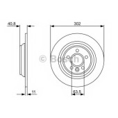 Тормозной диск BOSCH 0 986 479 397