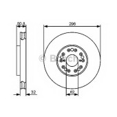 Тормозной диск BOSCH 0 986 479 429