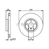 Тормозной диск BOSCH 0 986 479 436