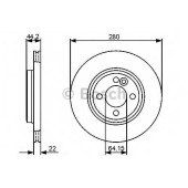 Тормозной диск BOSCH 0 986 479 437