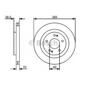 Тормозной диск BOSCH 0 986 479 470