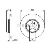 Тормозной диск BOSCH 0 986 479 475