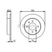 Тормозной диск BOSCH 0 986 479 484