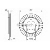 Тормозной диск BOSCH 0 986 479 486