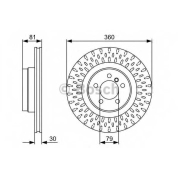 Тормозной диск BOSCH 0 986 479 557