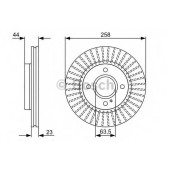 Тормозной диск BOSCH 0 986 479 566