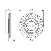 Тормозной диск BOSCH 0 986 479 567