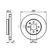 Тормозной диск BOSCH 0 986 478 174