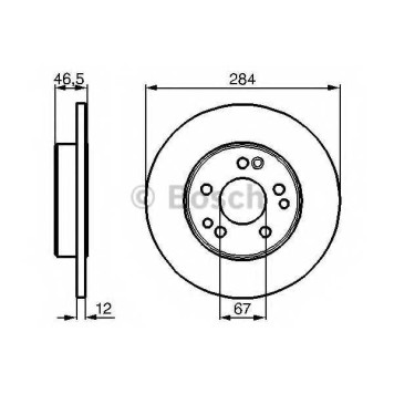Тормозной диск BOSCH 0 986 478 187