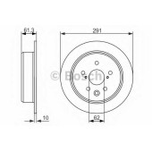 Тормозной диск BOSCH 0 986 479 657