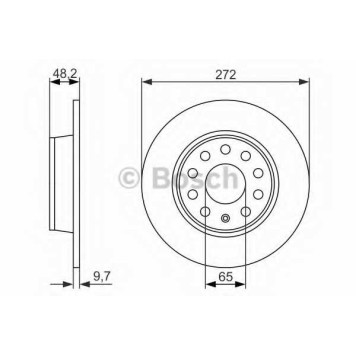 Тормозной диск BOSCH 0 986 479 677
