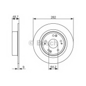 Тормозной диск BOSCH 0 986 479 738