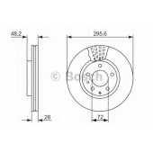Тормозной диск BOSCH 0 986 479 758