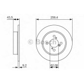 Тормозной диск BOSCH 0 986 479 792