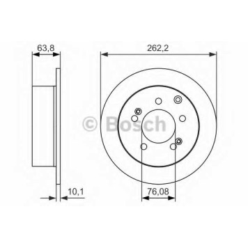 Тормозной диск BOSCH 0 986 479 061