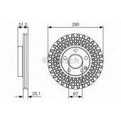 Тормозной диск BOSCH 0 986 479 A00