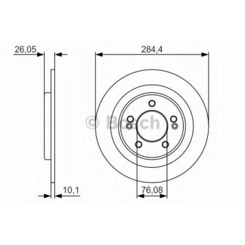 Тормозной диск BOSCH 0 986 479 A47