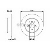 Тормозной диск BOSCH 0 986 479 R00