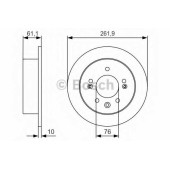 Тормозной диск BOSCH 0 986 479 R09
